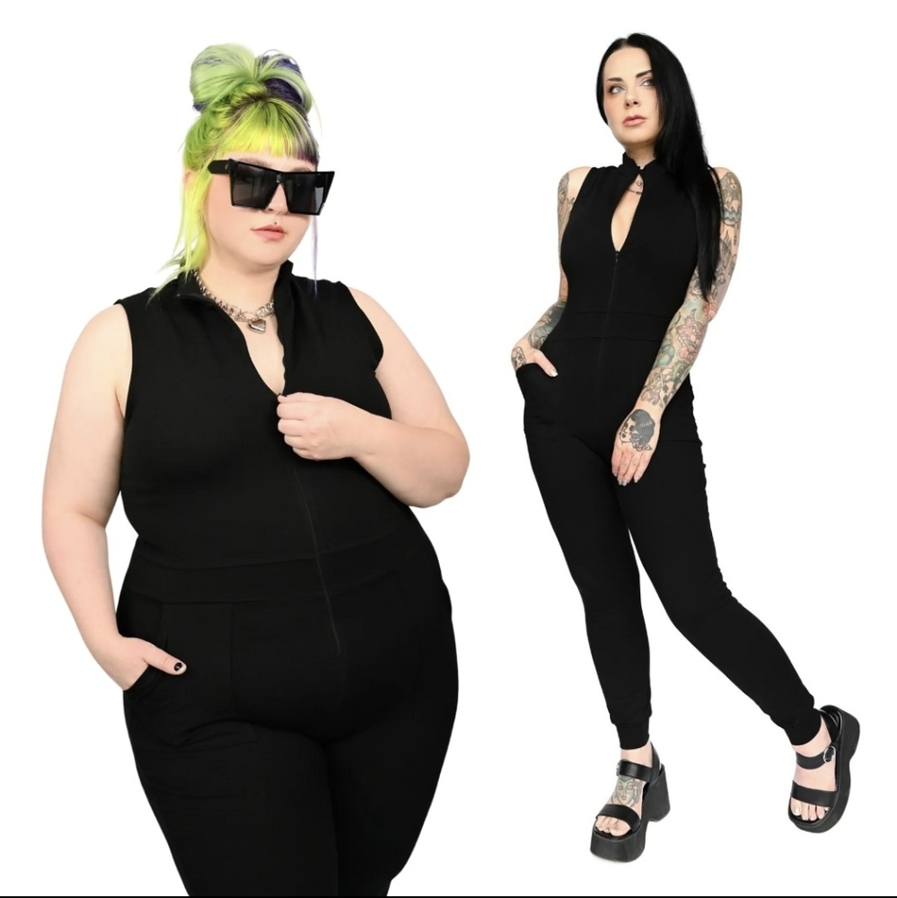 Foxblood Stevie Black Jumpsuit